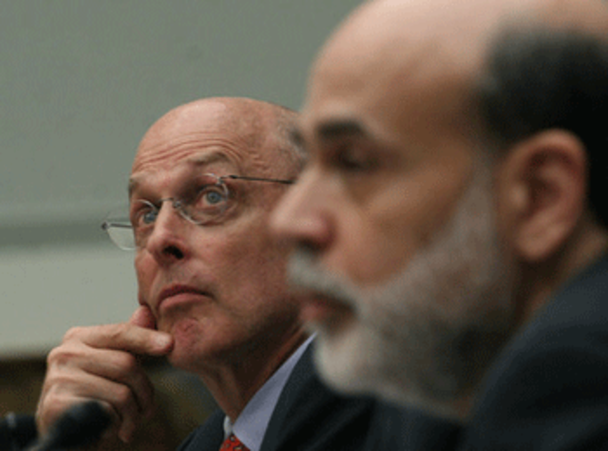 Henry Paulson and Ben Bernanke,