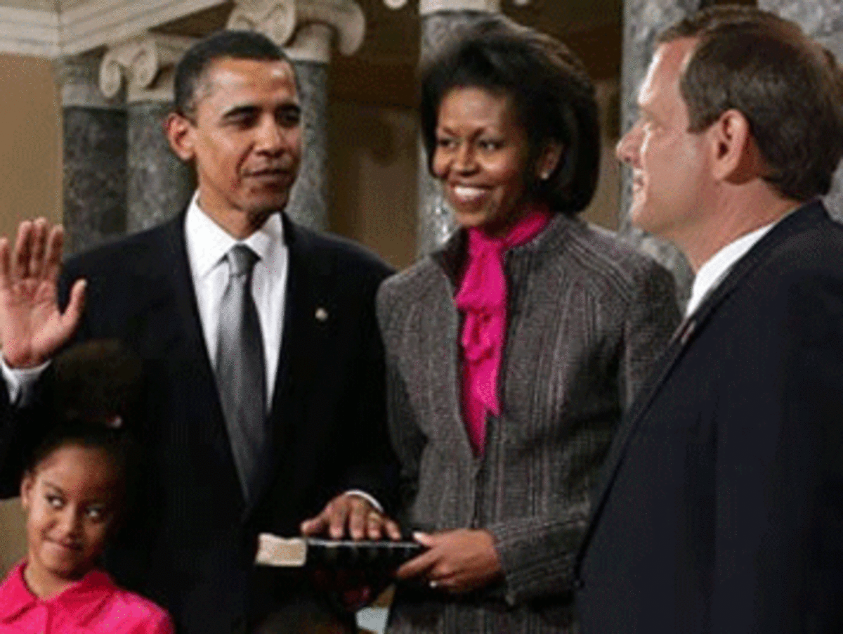 Barack and Michelle Obama, John Roberts
