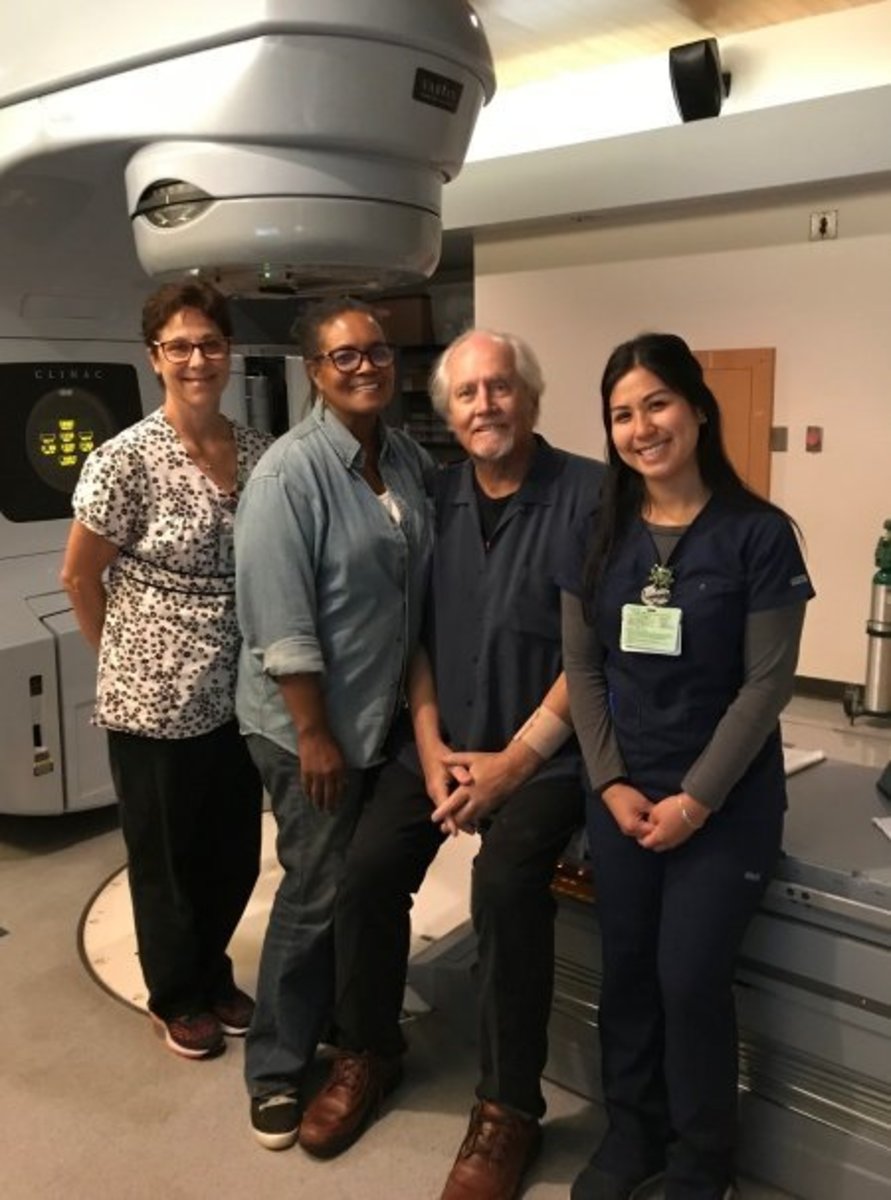 With the crew at the Radiation Lab on my last visit there.