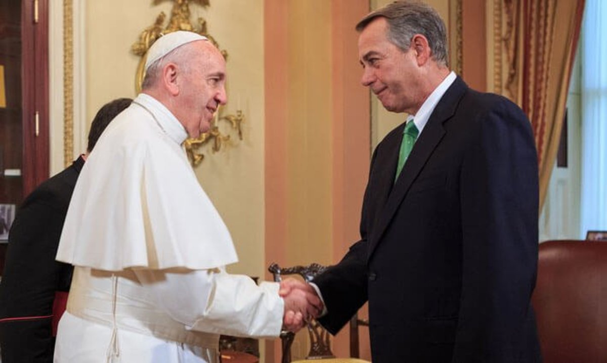 Boehner and Pope Francis