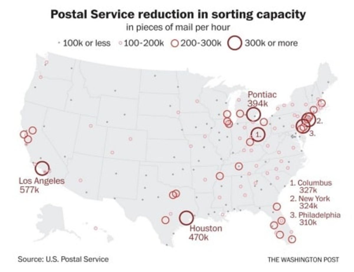 postal service map 450