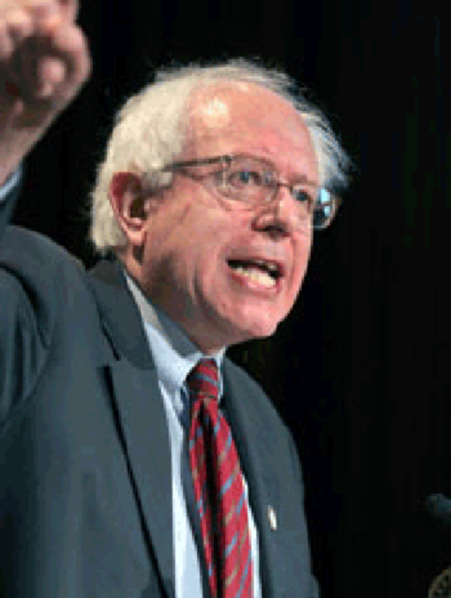 Vermont Senator Bernie Sanders