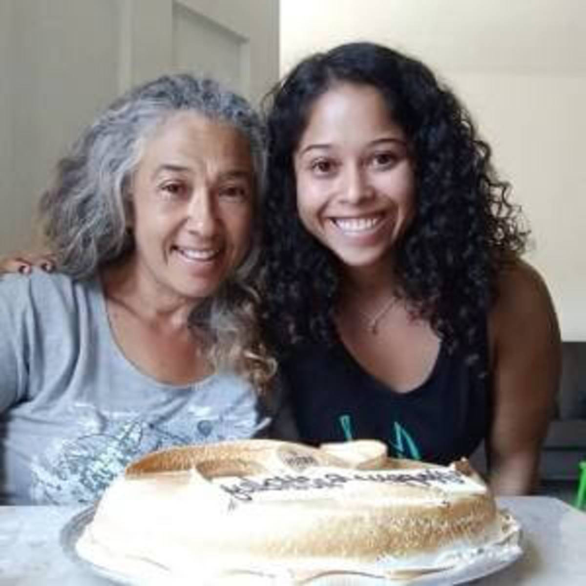 Erika, right, and her mother, Maria.