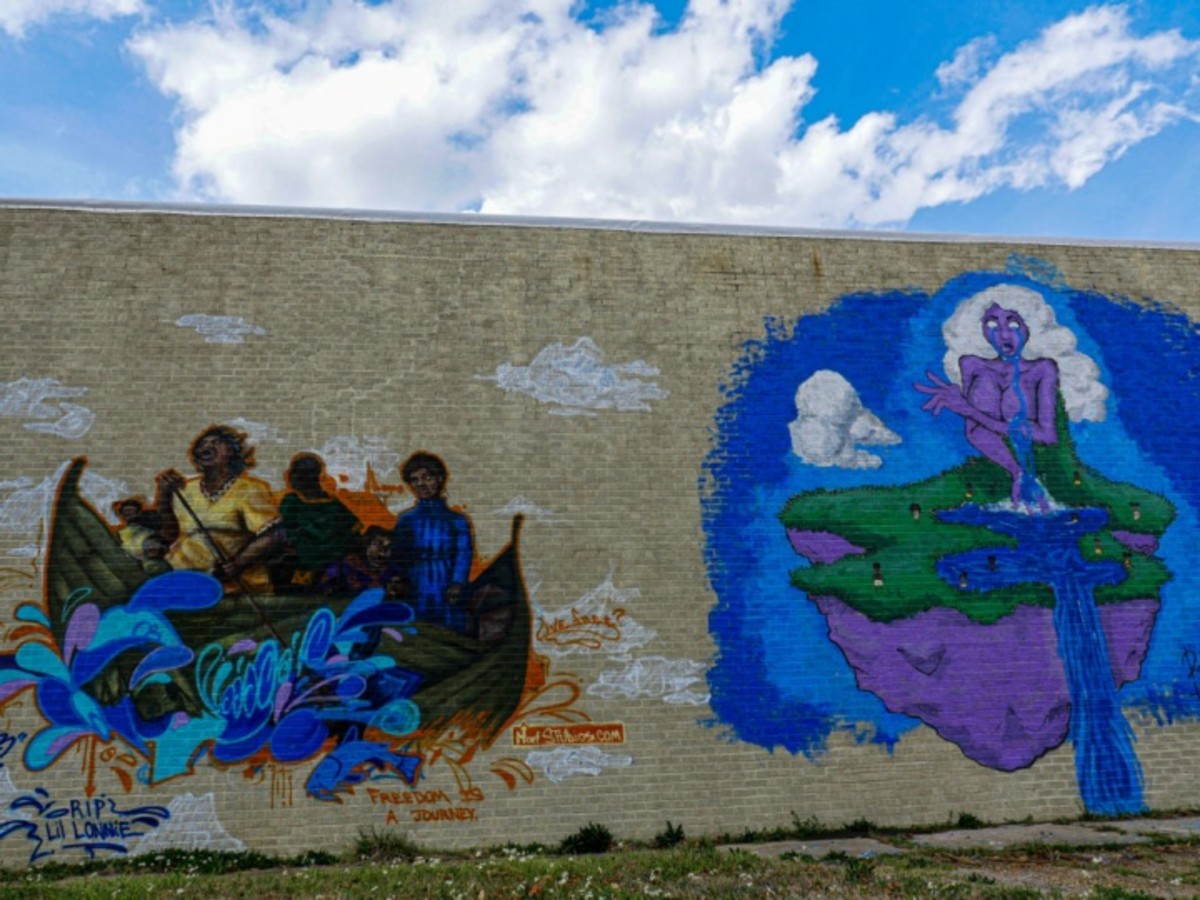 A mural in Jackson, Mississippi // Photo by Kwame Shakur