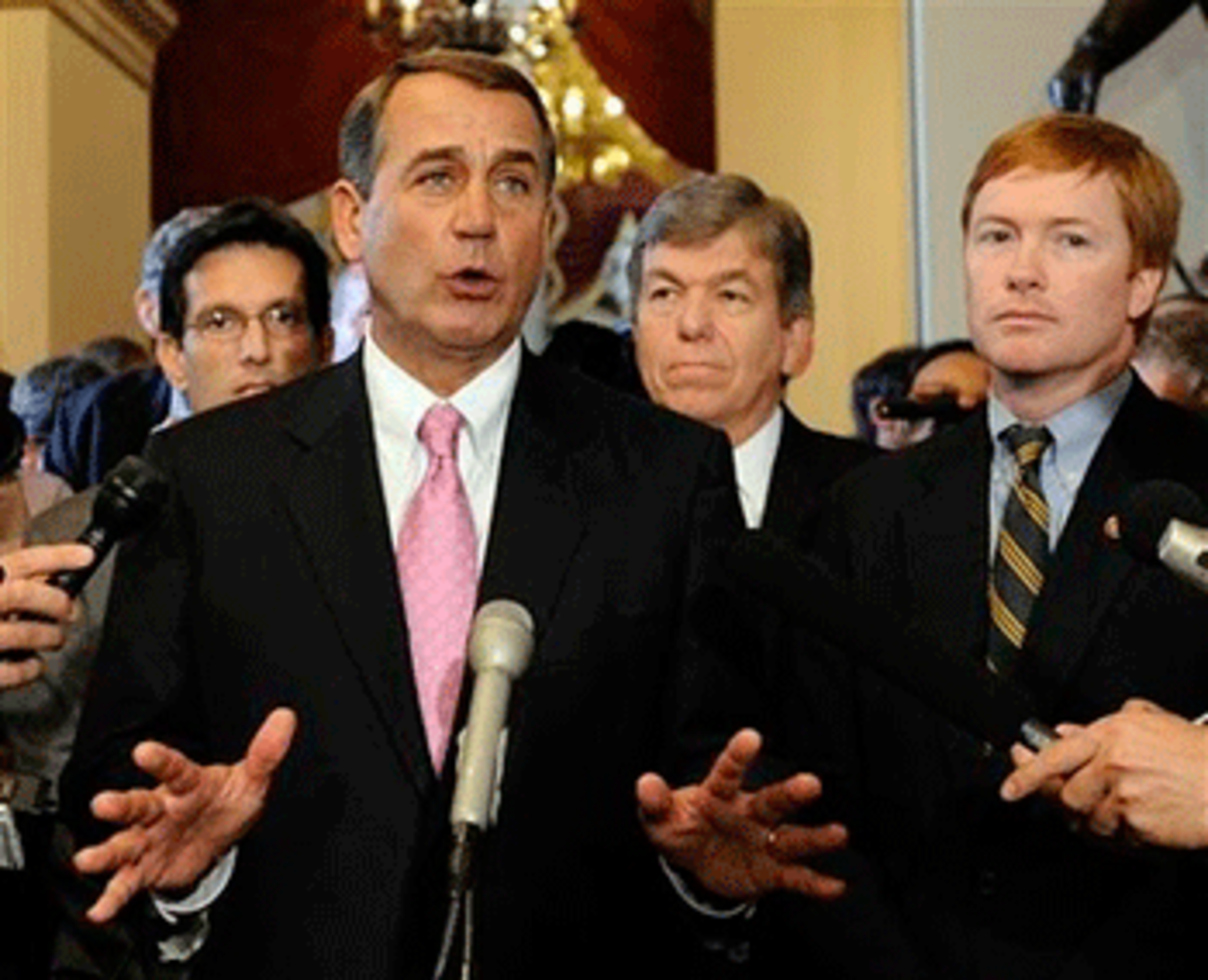 Speaker John Boehner and friends.