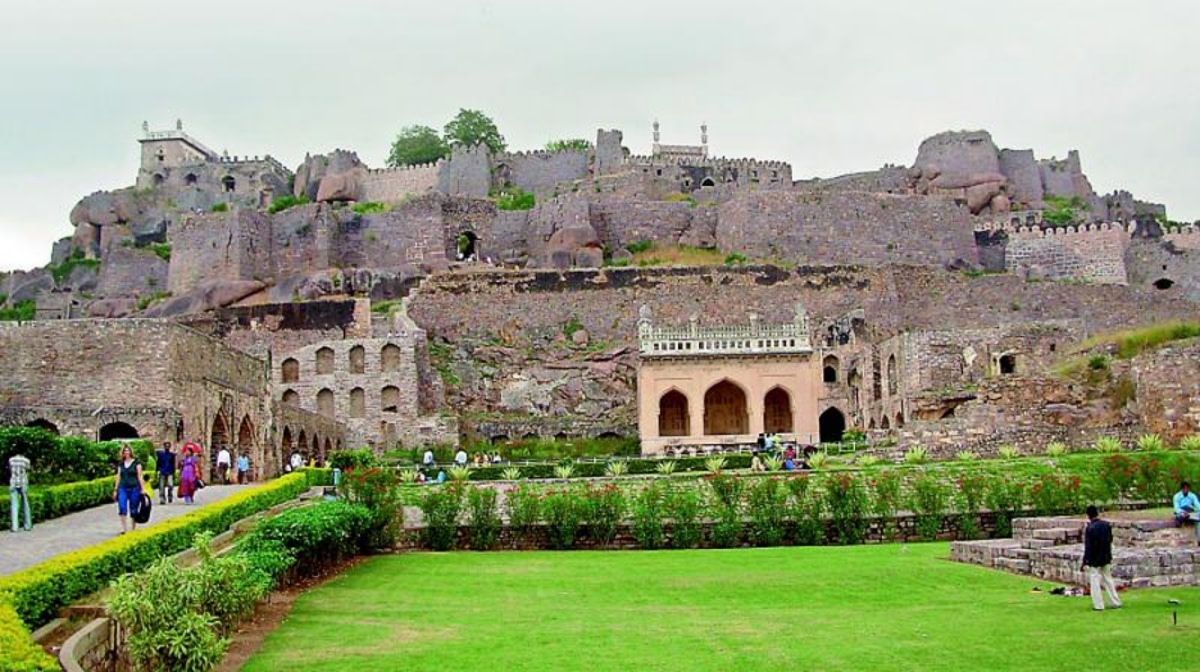 Deccan Chronicle: Golconda fort in Hyderabad, India.