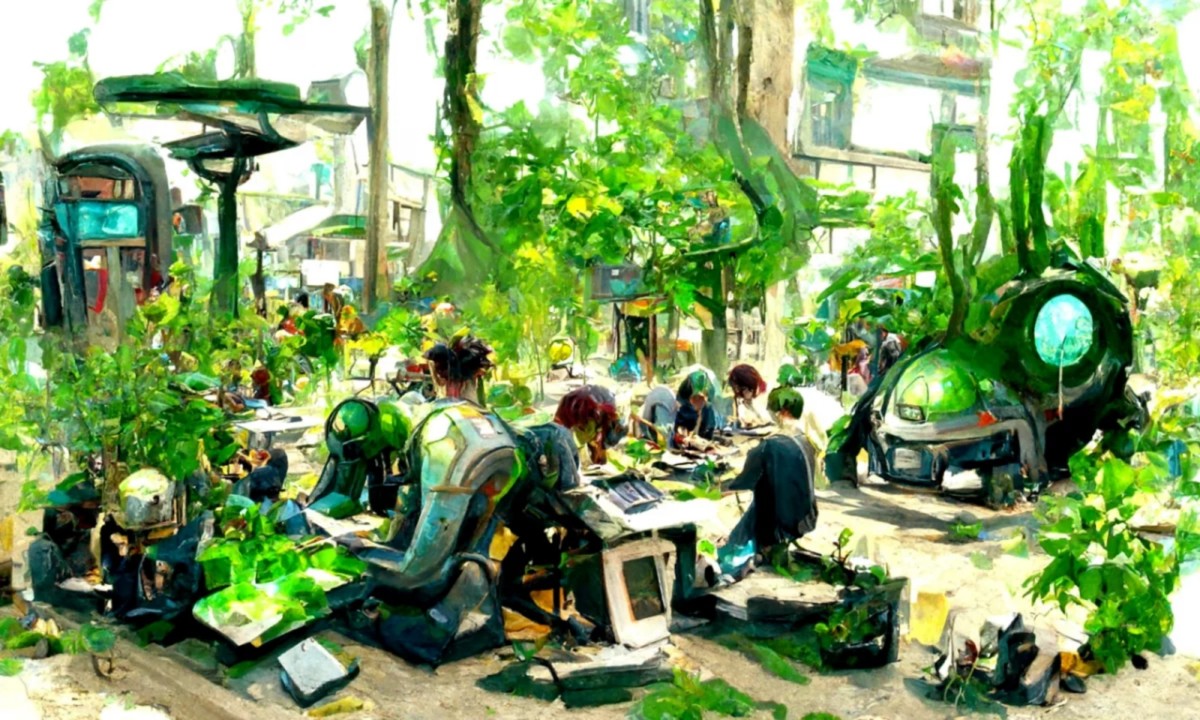 Solarpunk as a way of redesigning higher education for the climate