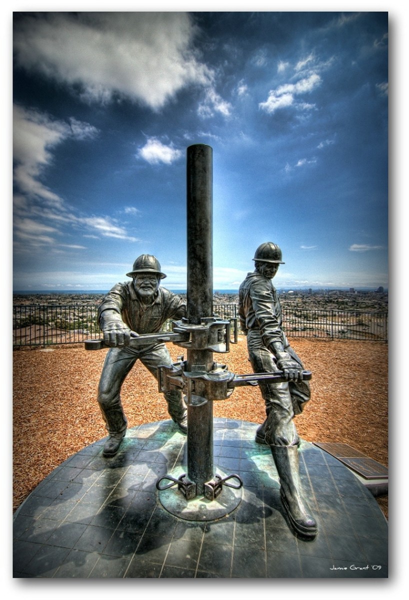 Tribute to the Roughnecks • Sunsent Park, Signal Hill, California