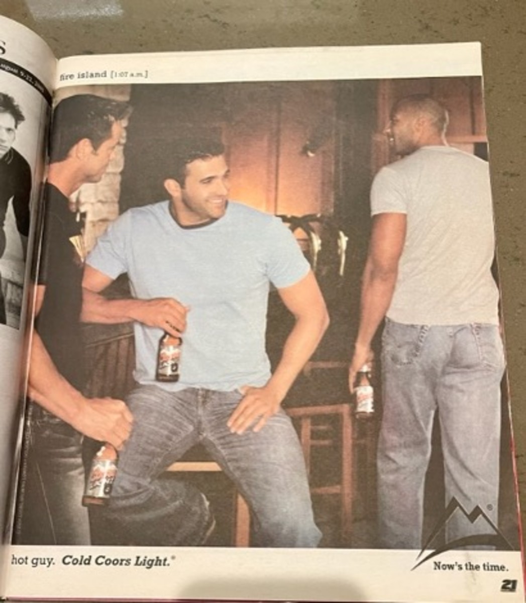Full page, colored ads in gay community print publications in 1997-1998 by which Coors tried to make the community believe the Coors Boycott was over and deceive gay people that Coors was an ally when Coors was in fact one of LGBTQ’s major enemies.