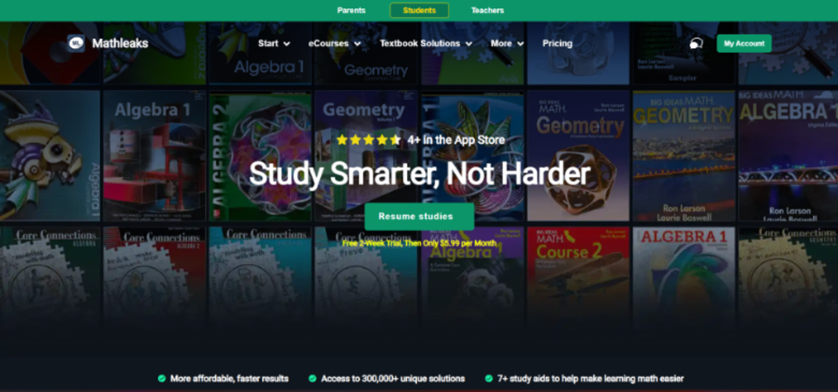 Math Learning Platform for Students, Parents, and Teachers: Mathleaks ...