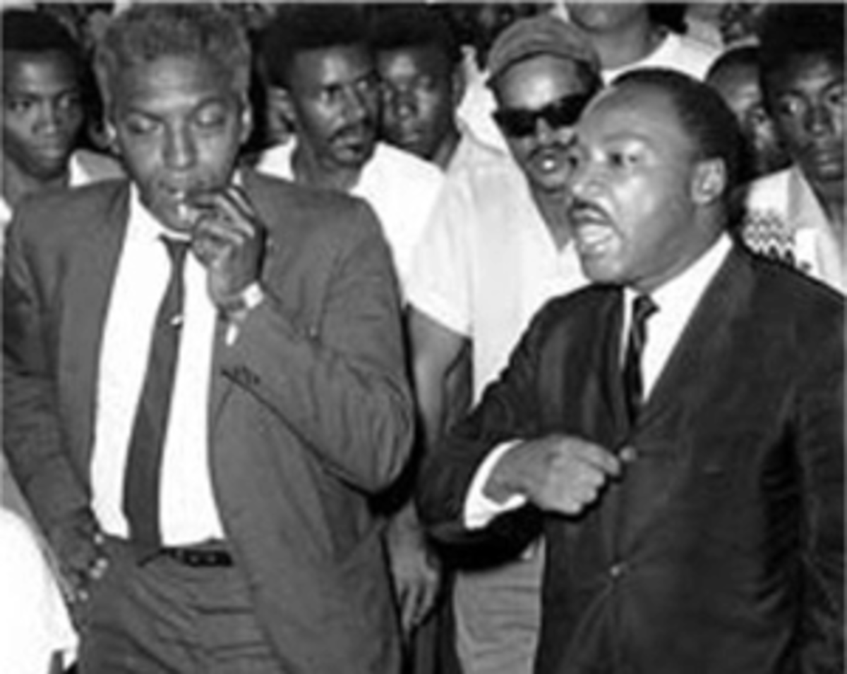 Bayard Rustin and Martin Luther King Jr.