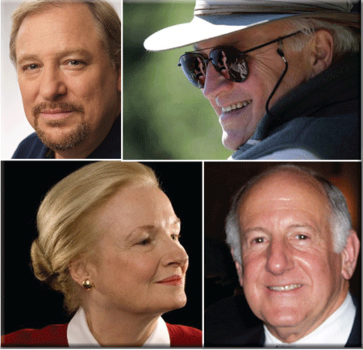 cheneyandcrew From upper left: Rick Warren, Dick Cheney, Chief Justice Ronald George, and Mary Ann Glendon.