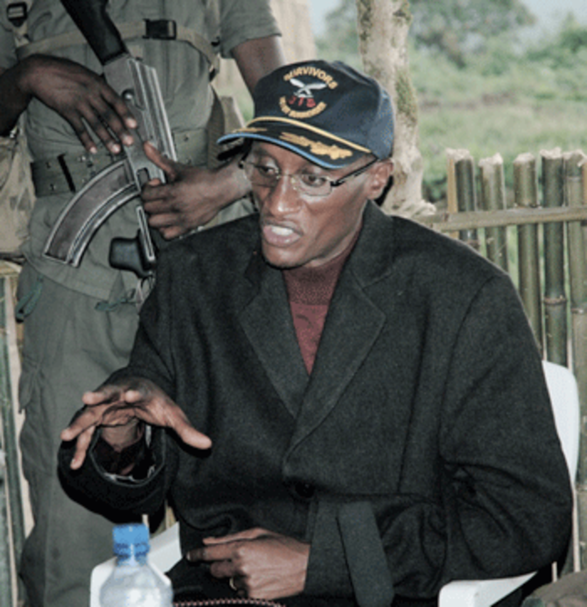 georgianne_2 Image: General Laurent Nkunda one week before his detention Copyright © G. Nienaber