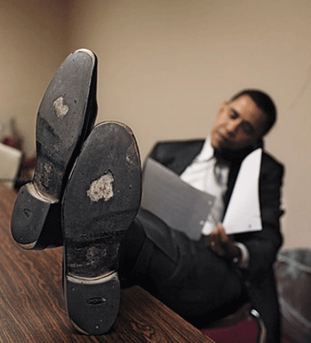 obama-shoes Photo by Callie Shell from Time magazine.
