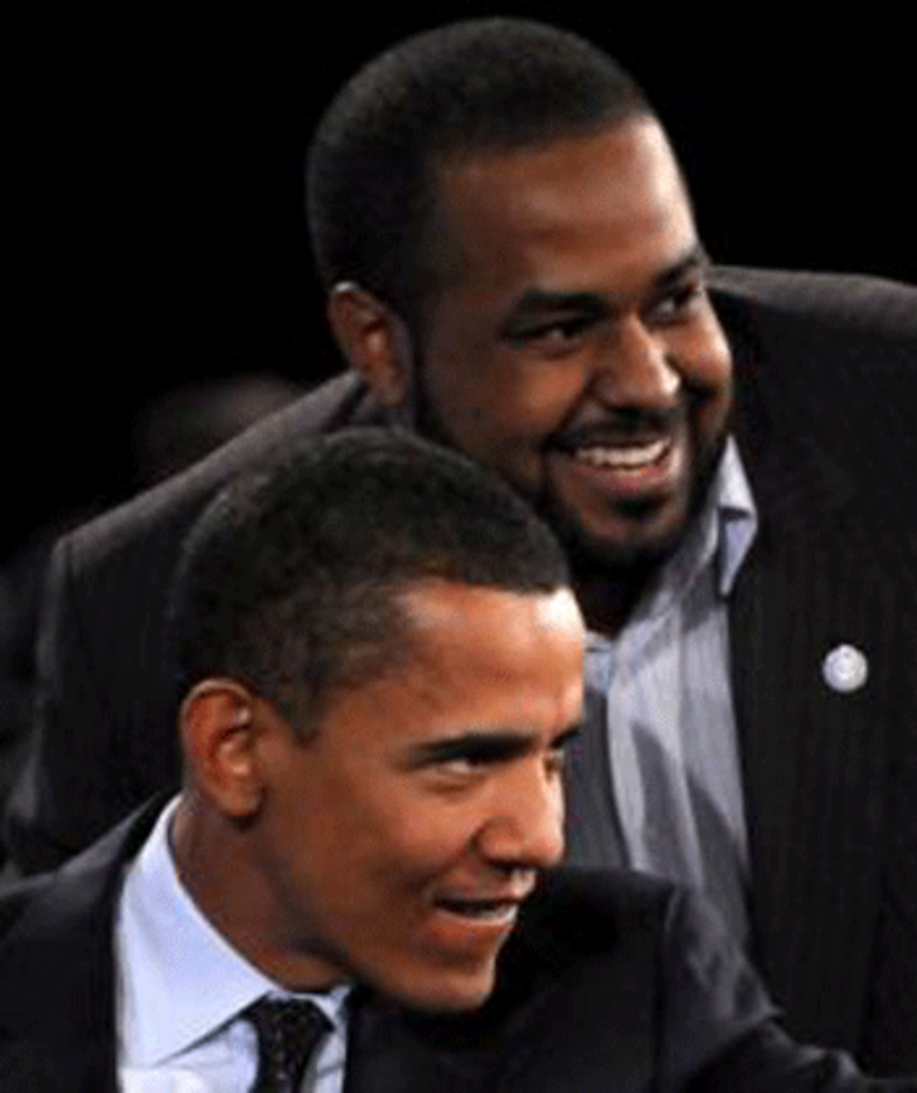 dubois-obama Rev. Joshua DuBois with President Barack Obama. (Photo credit: Mike Theiler for the Globe/file)