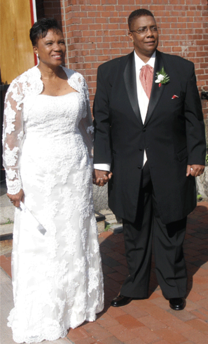 Monroe_wedding Cambridge Mayor E. Denise Simmons and Mattie B. Hayes.