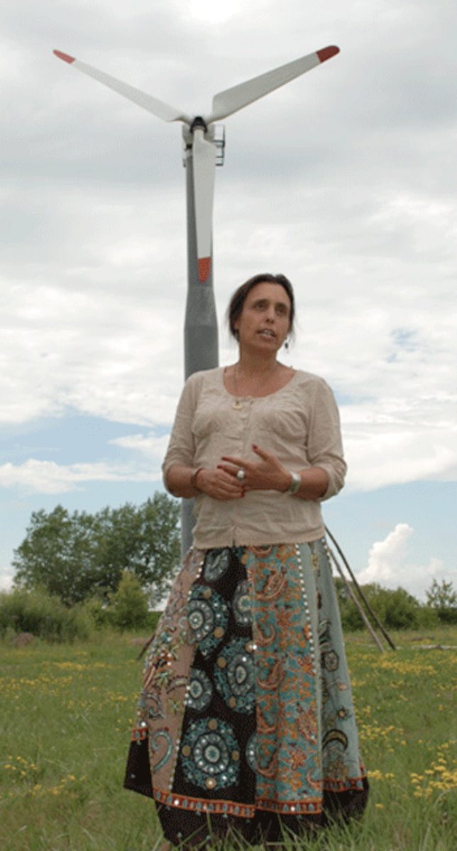winona_tubine Winona LaDuke Helps Native Tribes