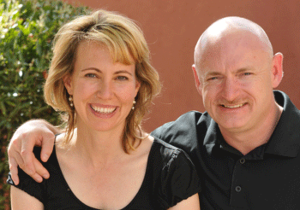 Gabrielle-and-Mark Gabrielle Giffords and Mark Kelly