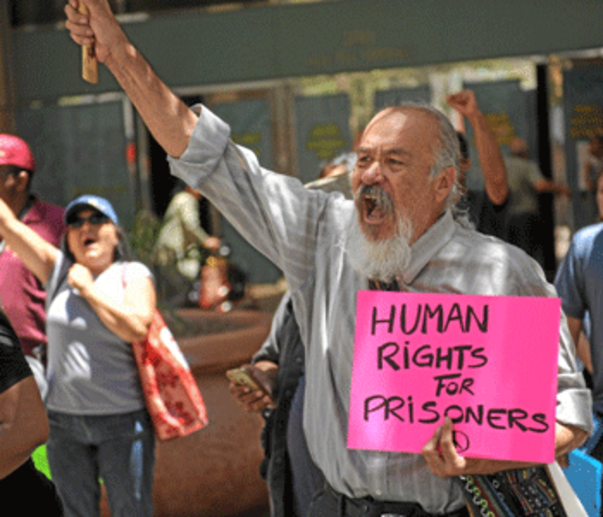 solitary protest